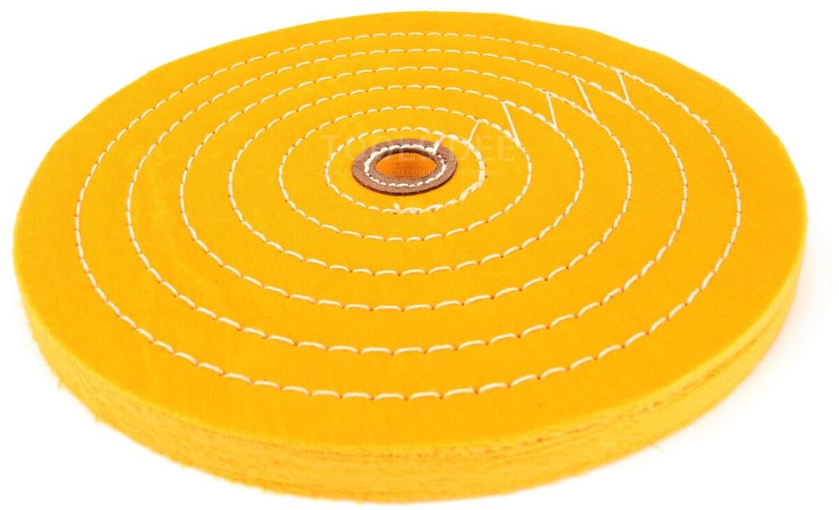 HBM Polerskivesett 250 mm hvit/gul skaft størrelse 20 mm HBM Polerskivesett 250 mm hvit/gul skaft størrelse 20 mm