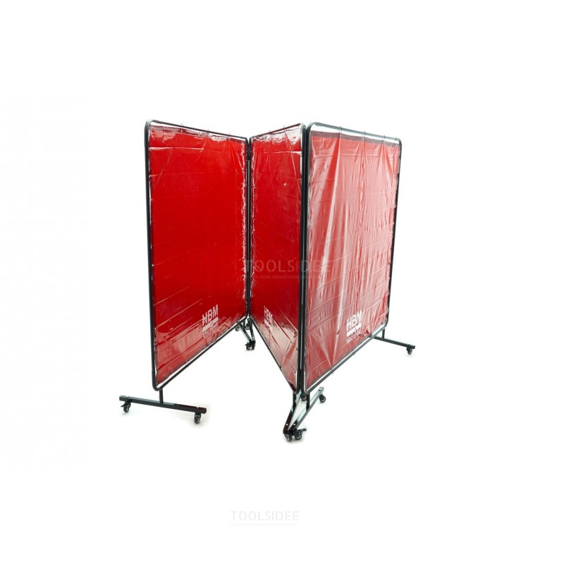 HBM mobil svejseskærm 174 x 522 cm 