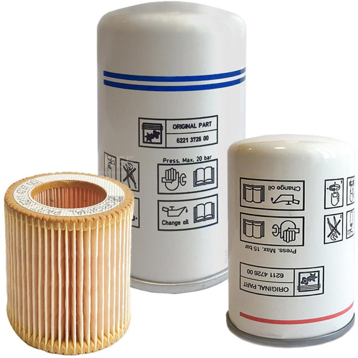 FIAC filtersæt 2901370007 til Michelin skruekompressorer 