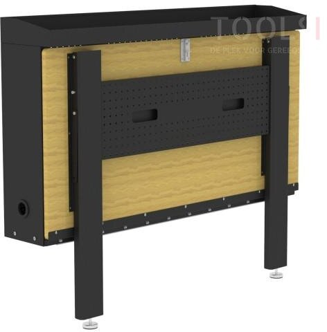 HBM sammenleggbar arbeidsbenk for veggmontering 120 x 66 cm 