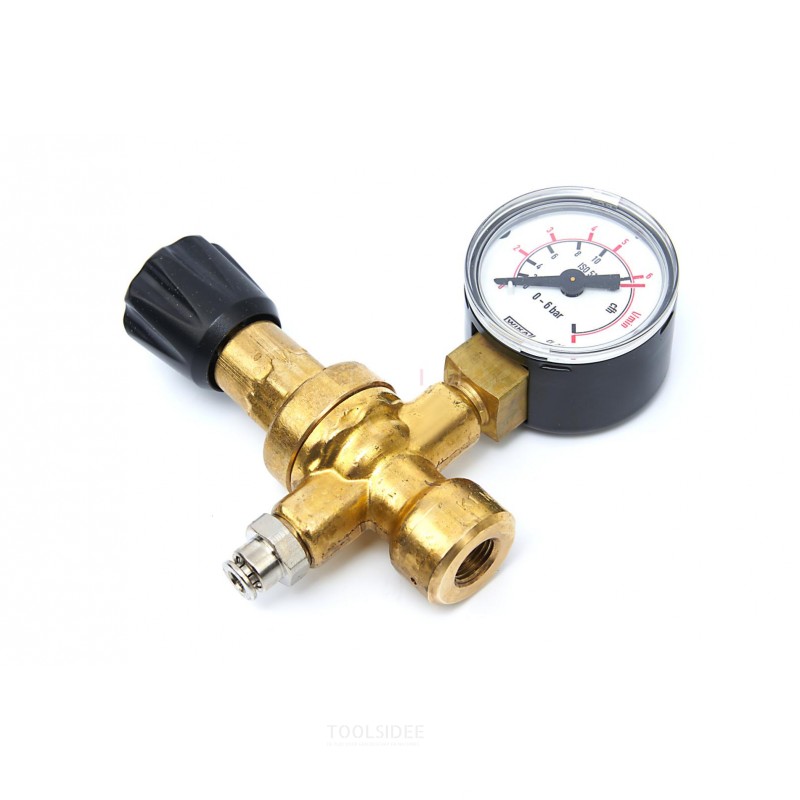 HBM Pressure regulator single manometer Argon/Co2