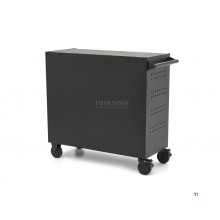 HBM Werkzeugwagen, 12 Schubladen, 106 cm, schwarz