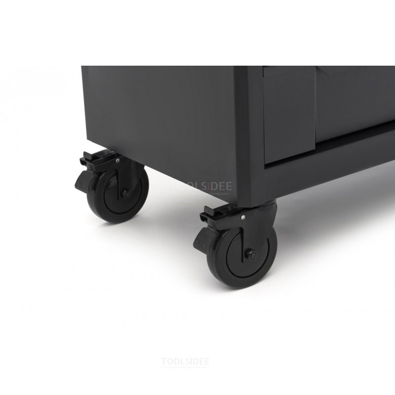 HBM tool trolley 12 drawers, 106 cm, black