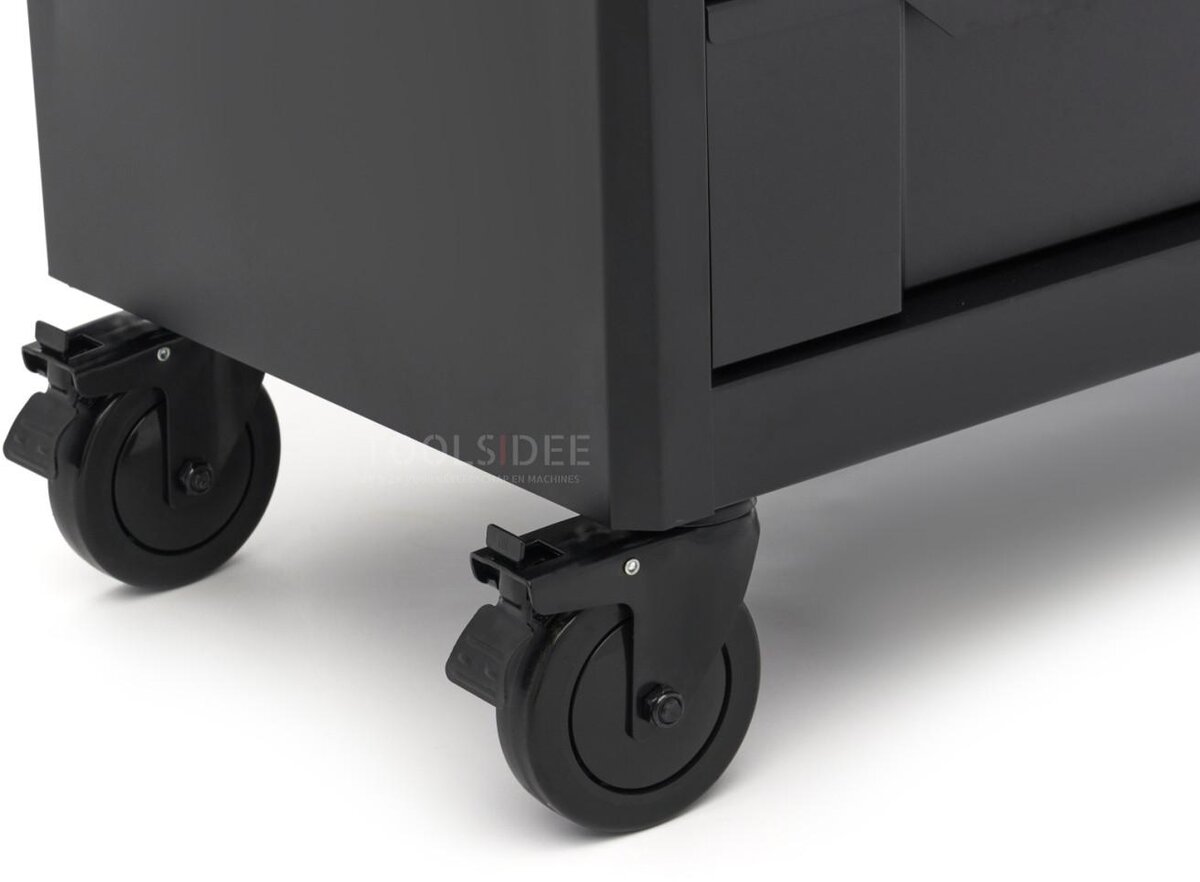 HBM Werkzeugwagen, 12 Schubladen, 106 cm, schwarz