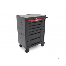 HBM verktøyvogn 7 skuffer, 68 cm, sort HBM verktøyvogn 7 skuffer, 68 cm, sort