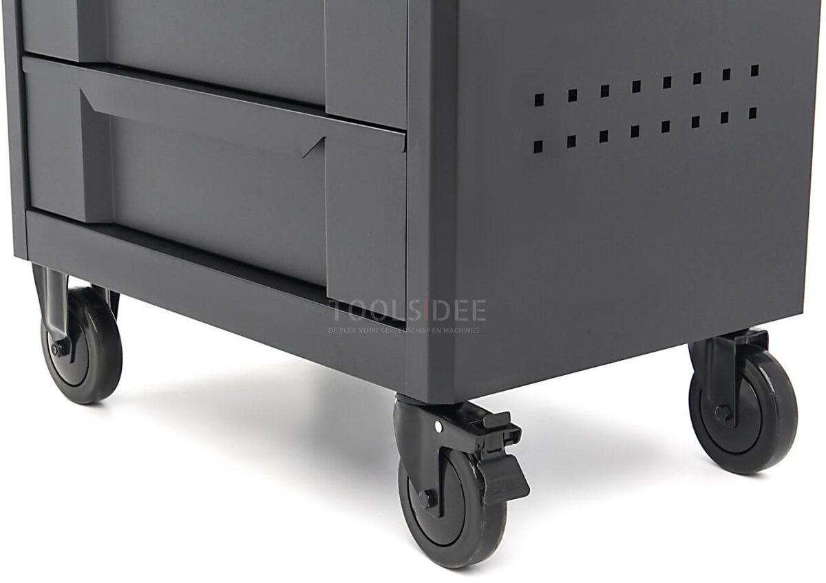 HBM verktøyvogn 7 skuffer, 68 cm, sort HBM verktøyvogn 7 skuffer, 68 cm, sort