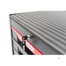 HBM verktøyvogn 7 skuffer, 68 cm, sort HBM verktøyvogn 7 skuffer, 68 cm, sort