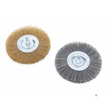 HBM set med reservborstar för HBM elektriska ogräsborste, ledborste inklusive 2 borsthjul