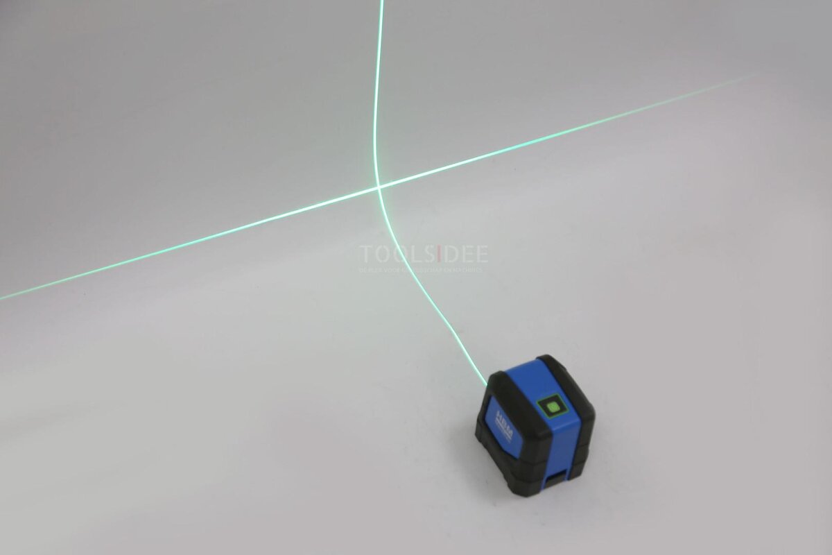 HBM Laser liner 2 linjer med grønt lys