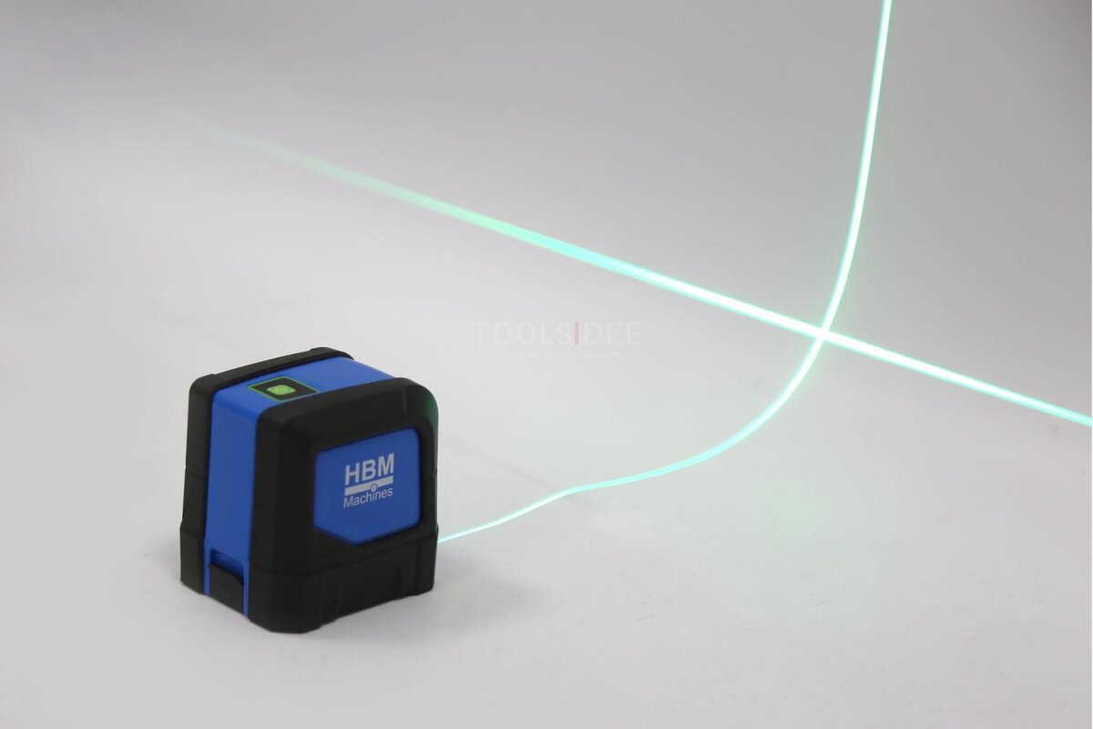 HBM Laser liner 2 linjer med grønt lys