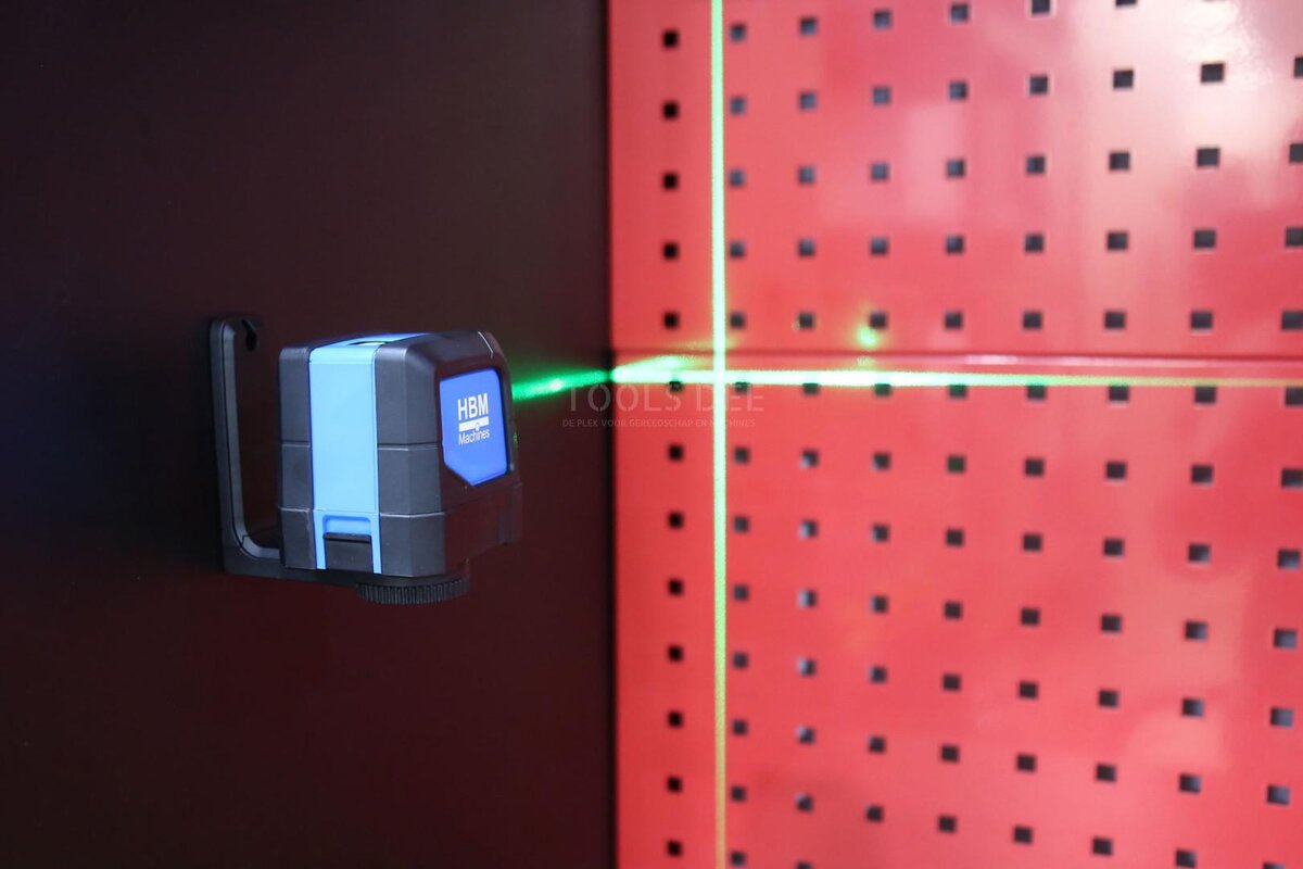 HBM Laser liner 2 linjer med grønt lys
