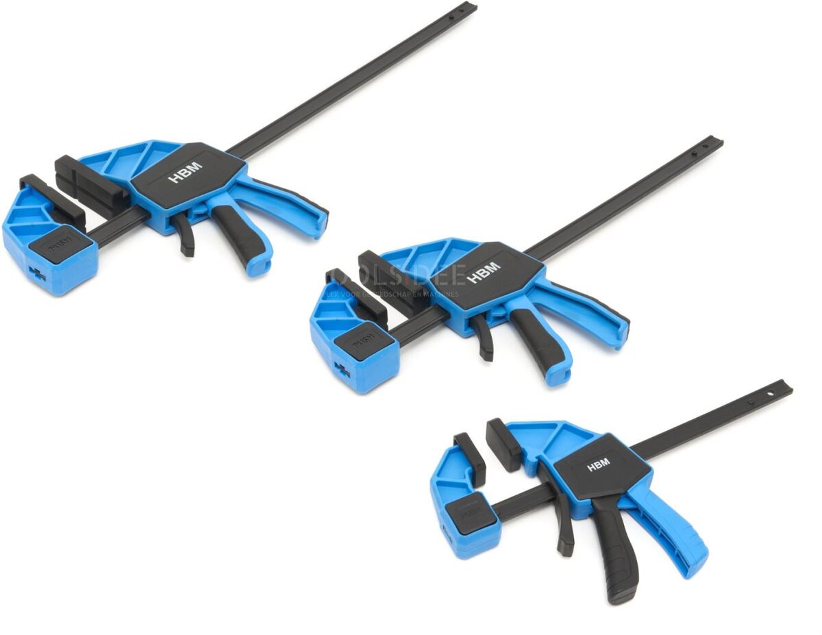 HBM quick release glue clamp 150 mm