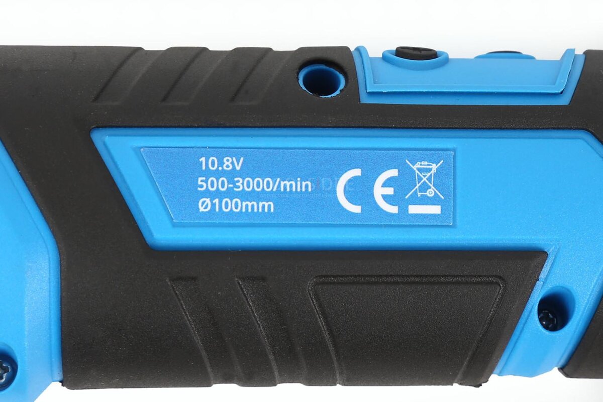 HBM polierer auf accu, 100 mm, 10.8 Volt, Power10 HBM polierer auf accu, 100 mm, 10.8 Volt, Power10