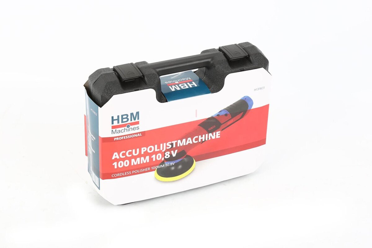 HBM polierer auf accu, 100 mm, 10.8 Volt, Power10 HBM polierer auf accu, 100 mm, 10.8 Volt, Power10
