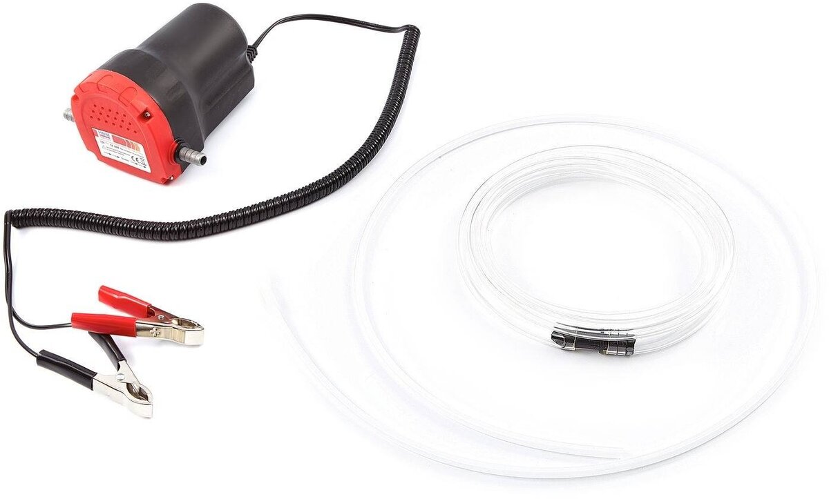 HBM 12 Volt Elektrisk Oljepumpe, Vevhuspumpe Inkludert Slanger