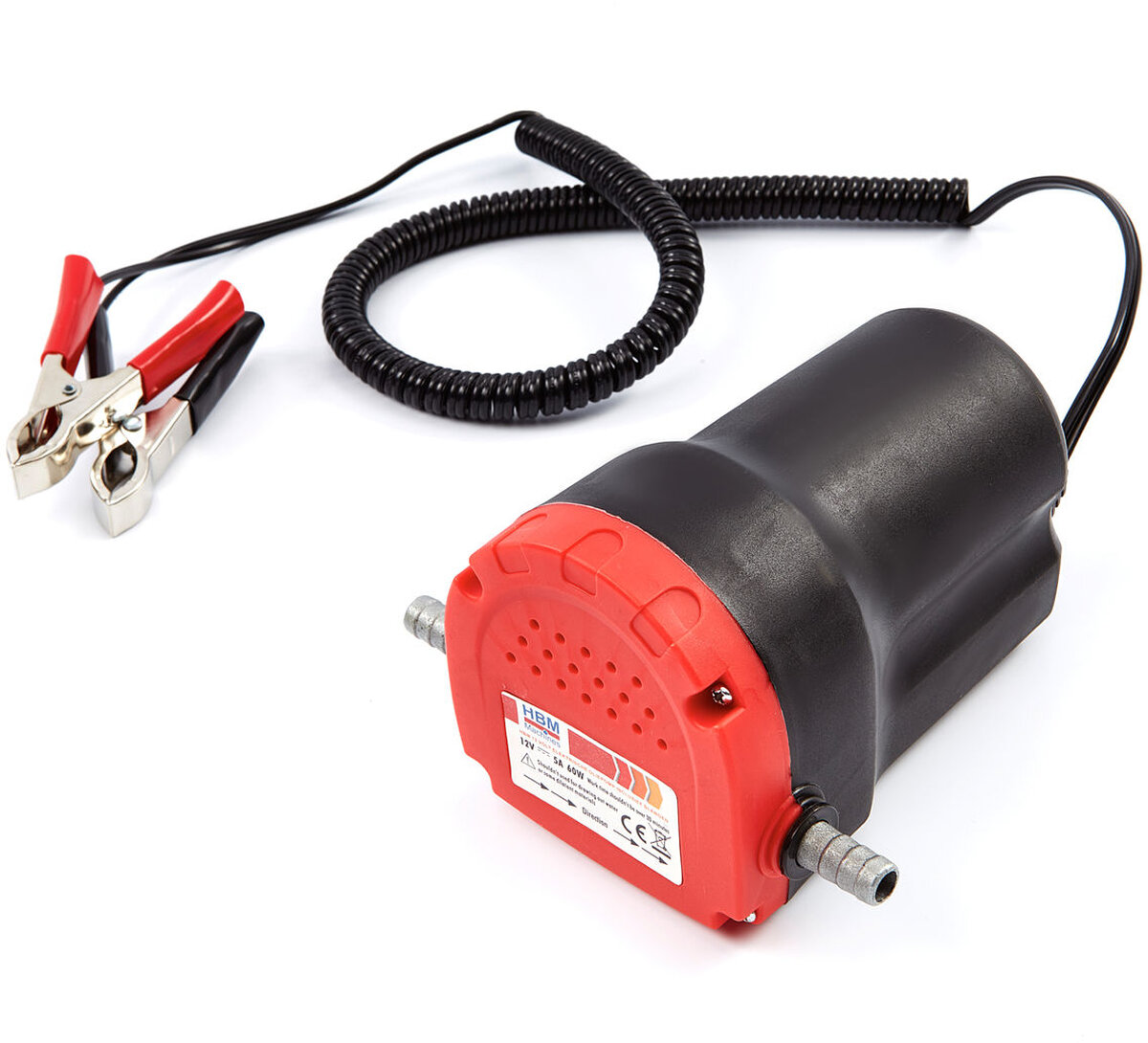 HBM 12 Volt Elektrisk Oljepumpe, Vevhuspumpe Inkludert Slanger