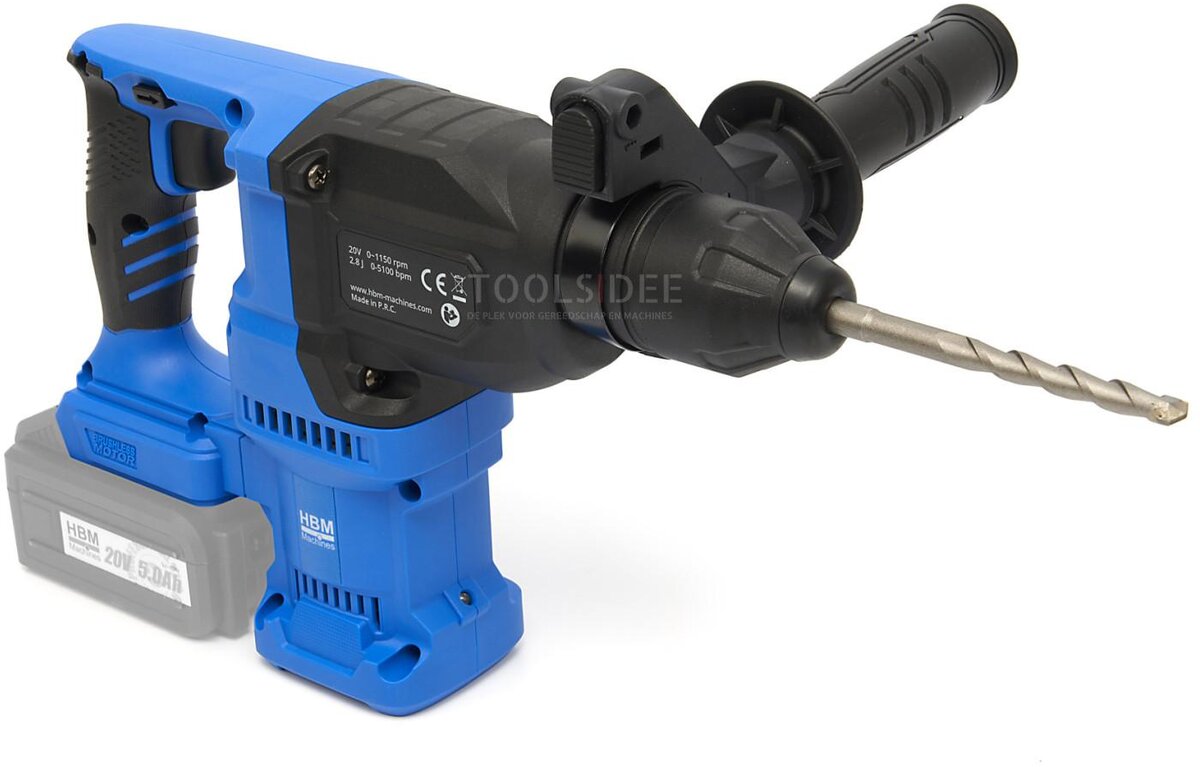 HBM SDS plus akku-bohrhammer 20 Volt Power20.5