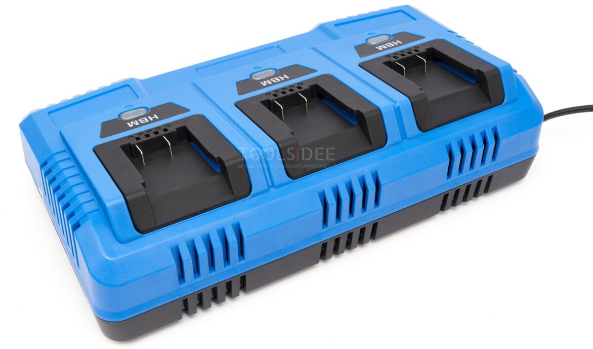 HBM 3-in-1-Ladegerät 20 Volt 2.0, 4.0 und 5.0 Ah Power20.5