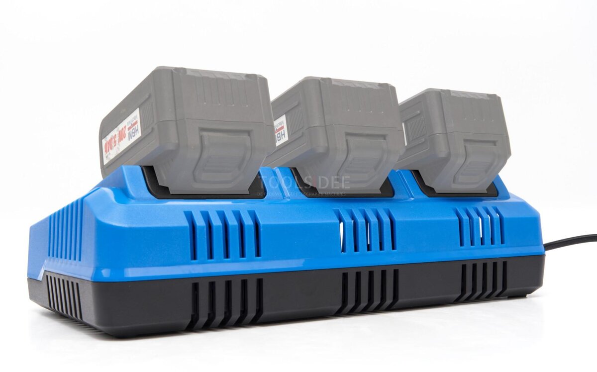 HBM 3-in-1-Ladegerät 20 Volt 2.0, 4.0 und 5.0 Ah Power20.5