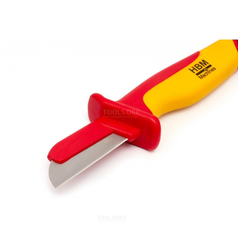 Cuchillo para cables HBM VDE con protección para cuchillos