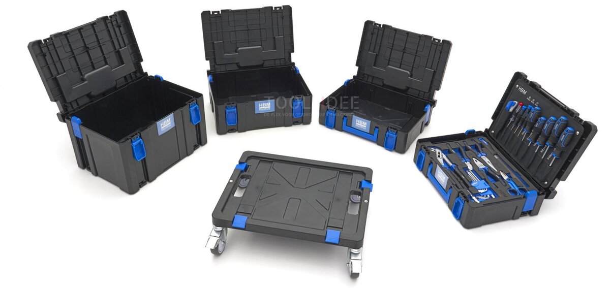 HBM mobil verktygsväska set 105 delar