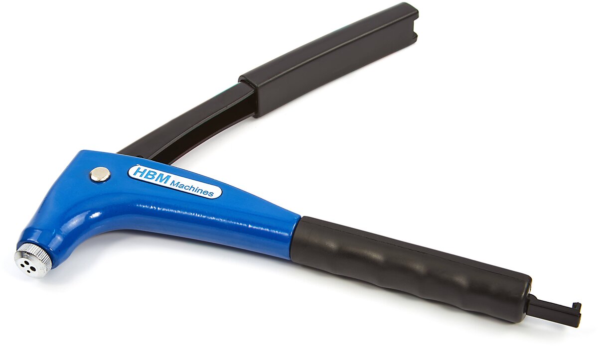 HBM profi 81-piece pop rivet pliers with quick-adjusting mouthpiece and pop rivets