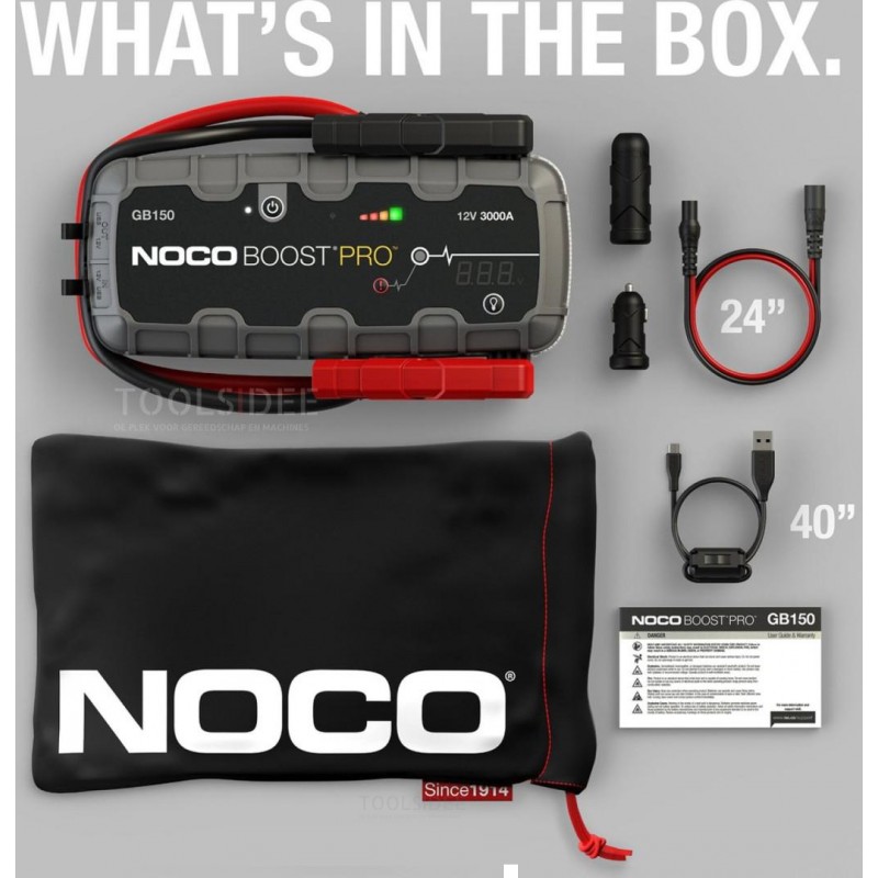Arrancador auxiliar de litio Noco Boost Pro GB150 3000A 