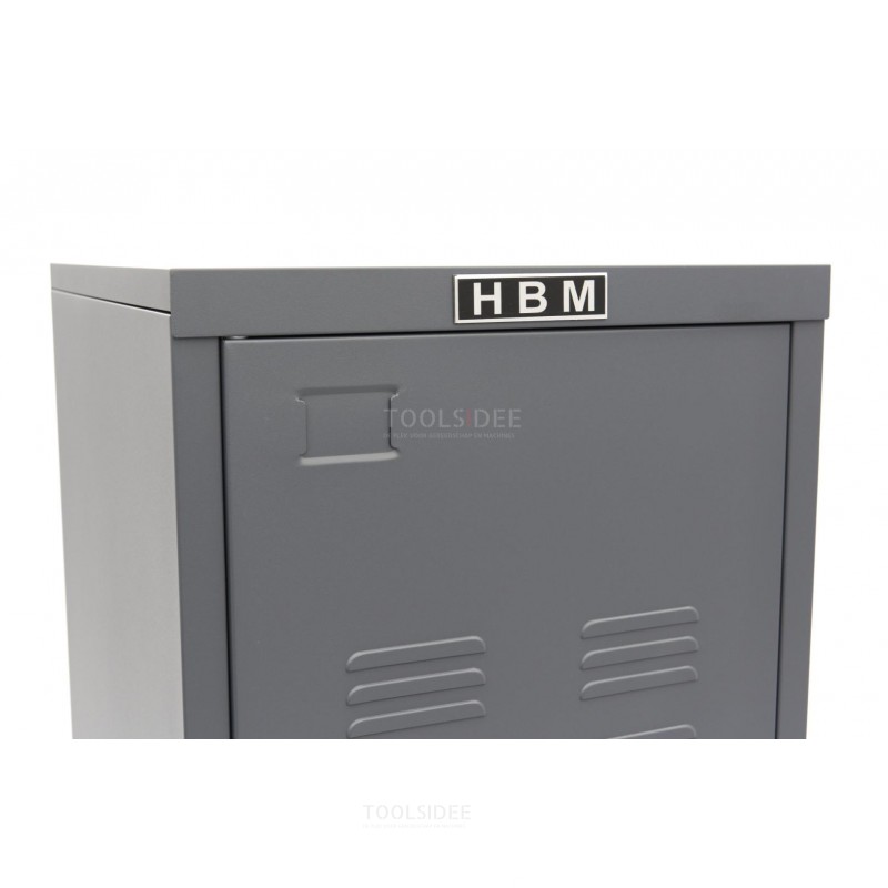 HBM locker cabinet gray 
