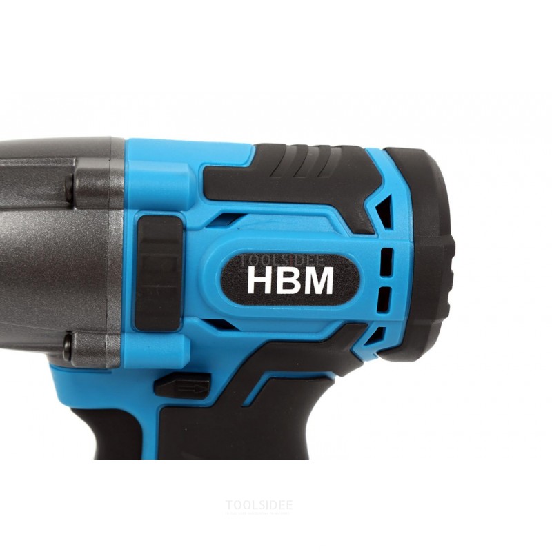 HBM-akkuvasaran vedin, 350 Nm, 20 volttia, teho 20,5 