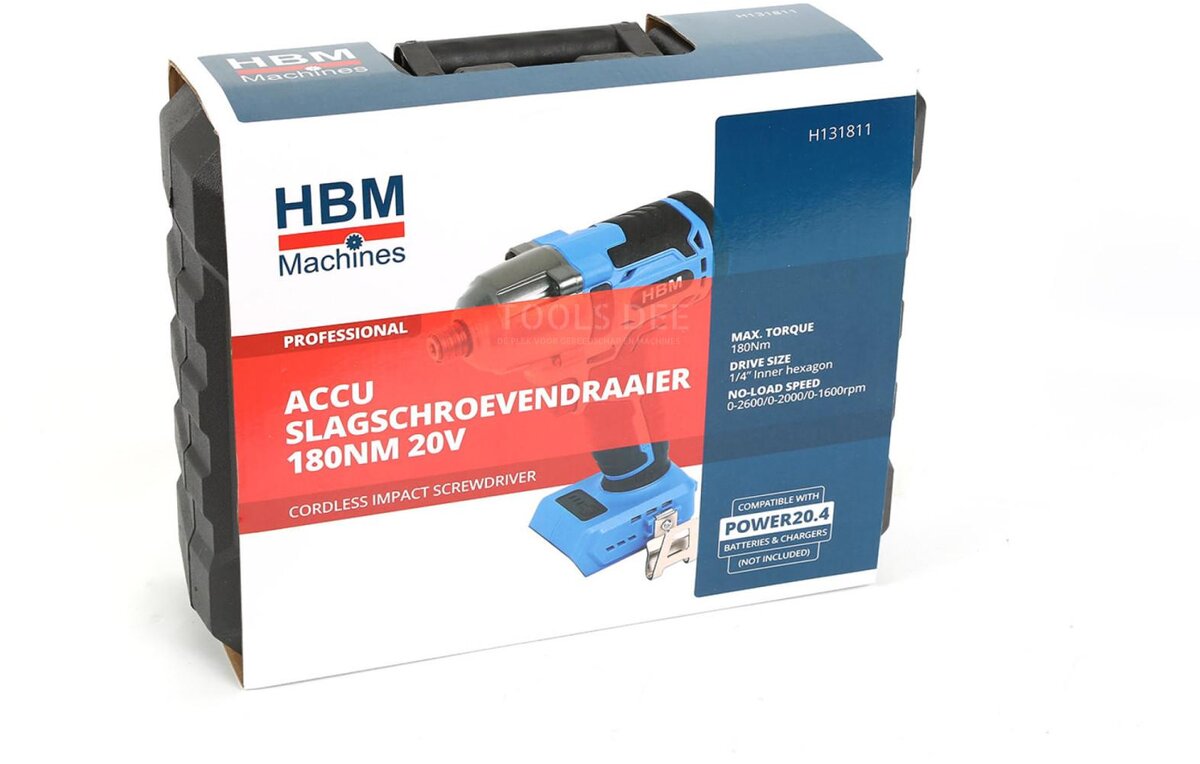 HBM accu slagschroevendraaier, 350Nm, 20 Volt, Power20.5 