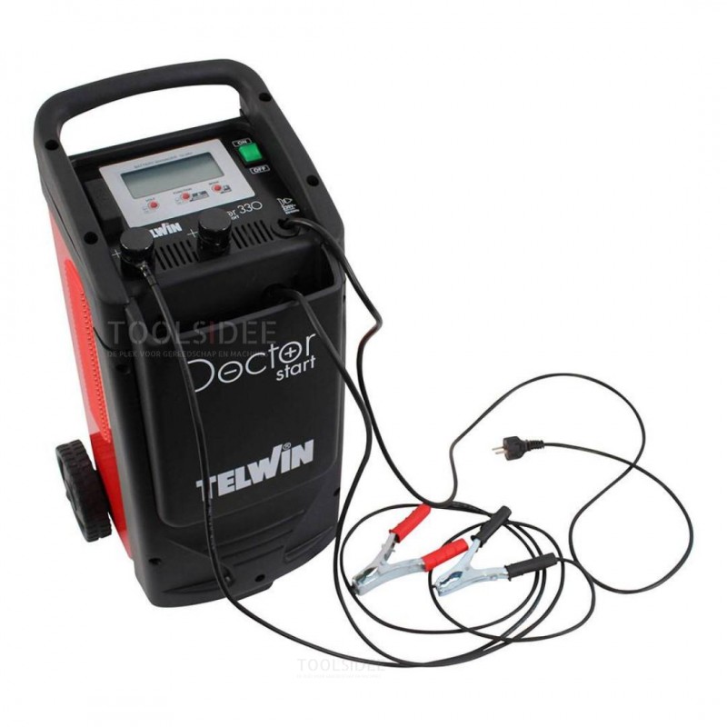 Doctor Start 330 mobil batterioplader, startforstærker, 230 Volt, 12 - 24 Volt 