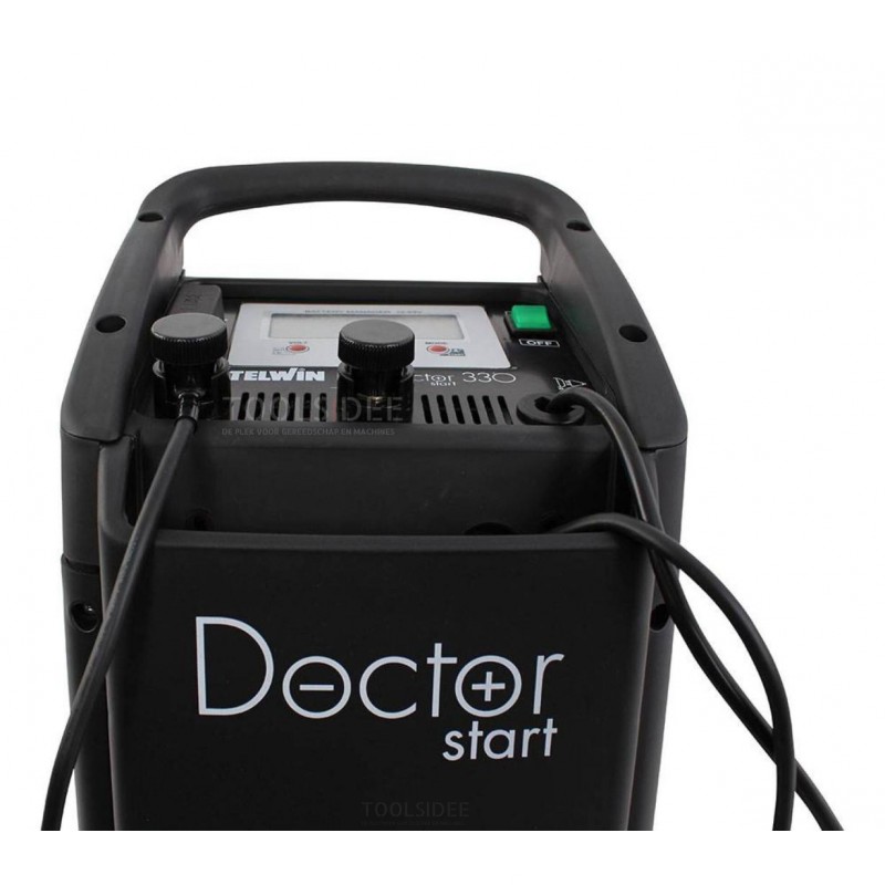 Doctor Start 330 mobil batterioplader, startforstærker, 230 Volt, 12 - 24 Volt 