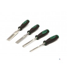 Set di 4 scalpelli da taglio per legno Mannesmann - 66100