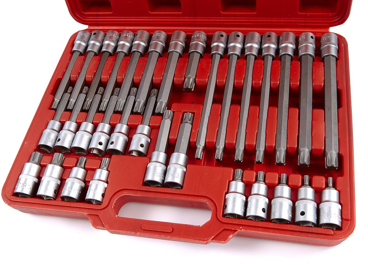 HBM profi 26-piece 1/2 spline - multi-tooth socket set HBM profi 26-piece 1/2 spline - multi-tooth socket set
