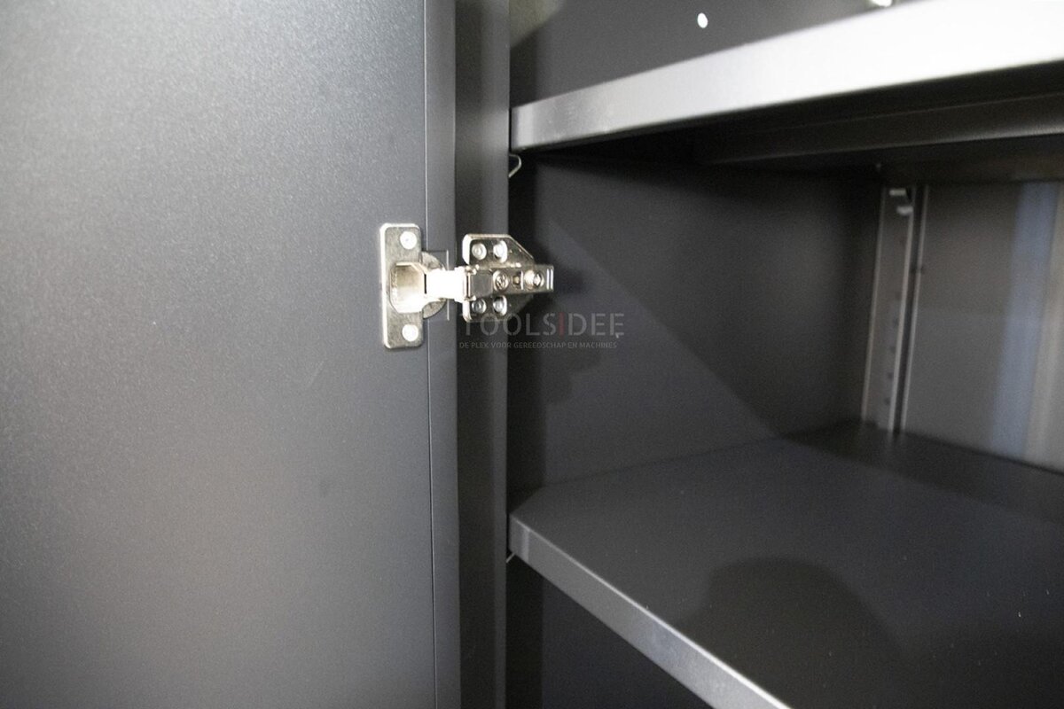 HBM expert modulært verkstedsystem, 10 deler, sort rød