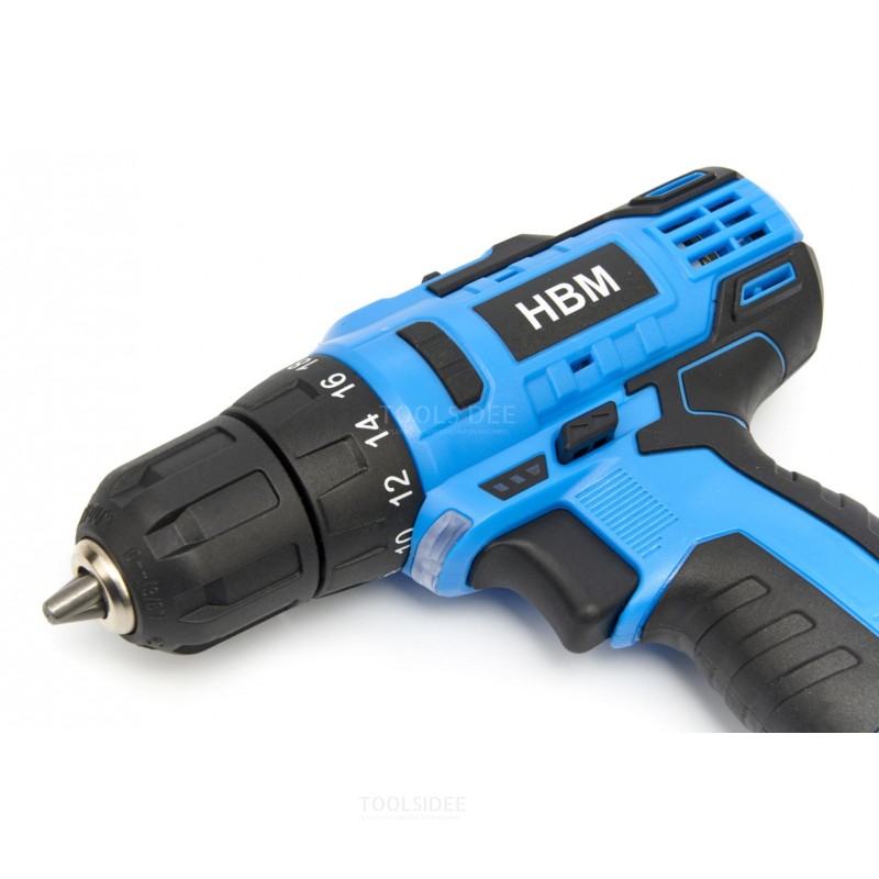 HBM batteridrevet drill 10,8 Volt Power10 