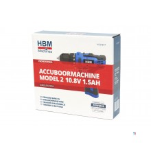 HBM cordless drill 10.8 Volt Power10 