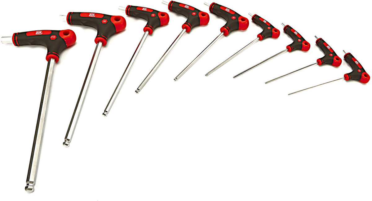 AOK 9-delers profesjonell T-håndbøyle Metrich AOK 9-delers profesjonell T-håndbøyle Metrich