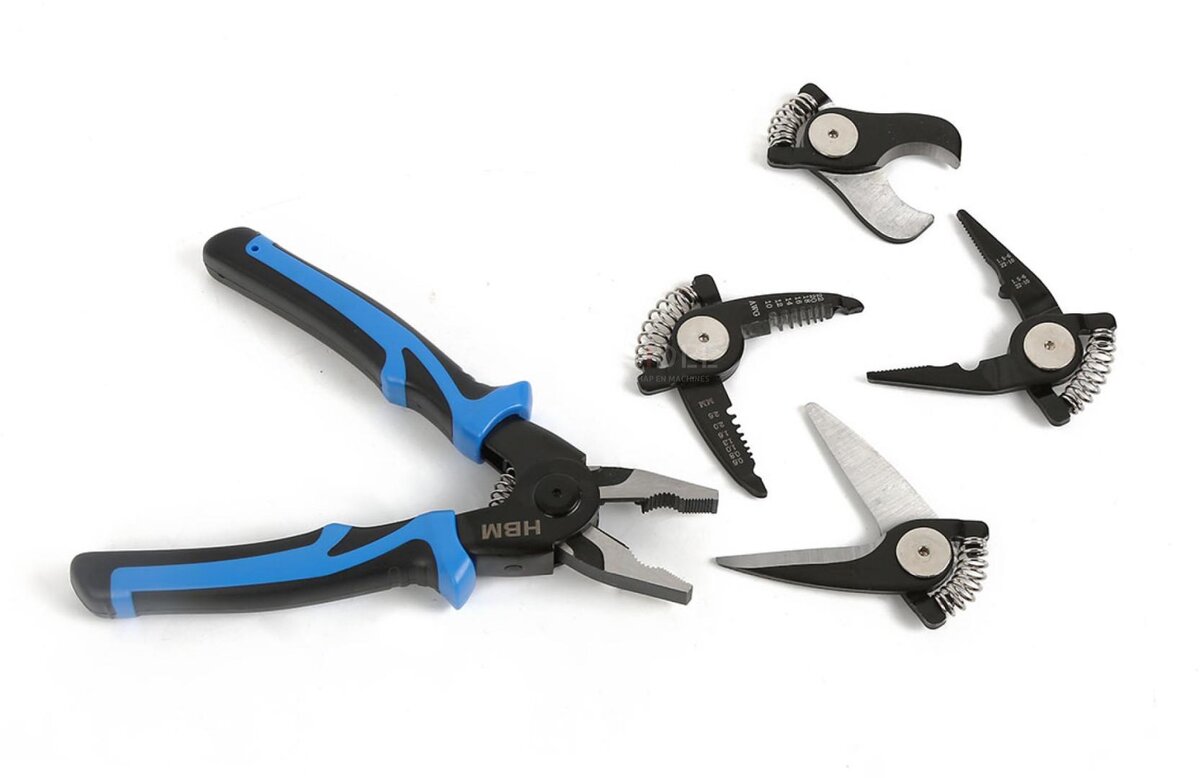 HBM 5-in-1-Zange mit austauschbarem Kopf 