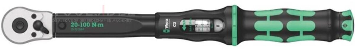 Wera Click-Torque Drehmomentschlüssel 1/2 Zoll 20-100 Nm Wera Click-Torque Drehmomentschlüssel 1/2 Zoll 20-100 Nm
