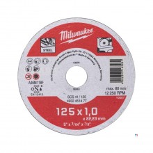Milwaukee cutting disc, SCS 41/125 x 1 x 22 mm, 4932451477 