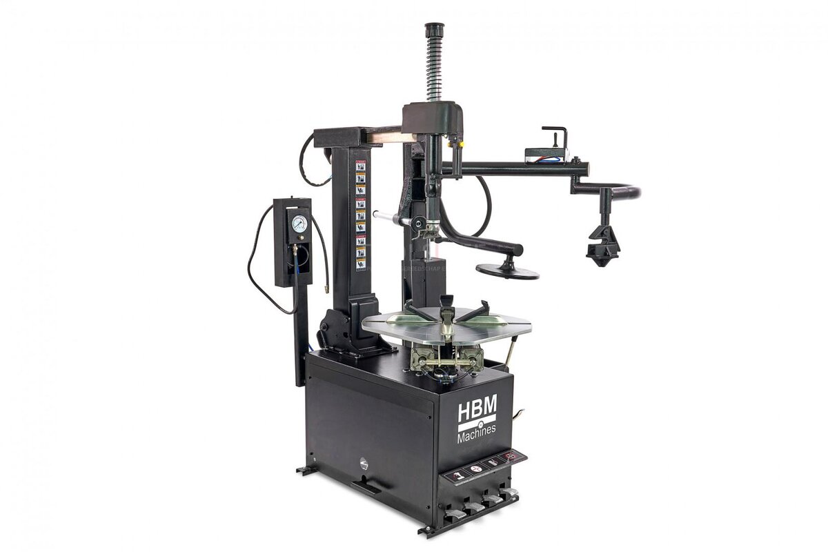 HBM Professionelle Reifen-Demontagemaschine mit Hilfsarm 