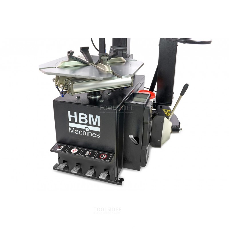 HBM Professionell däckdemonteringsmaskin med hjälparm 