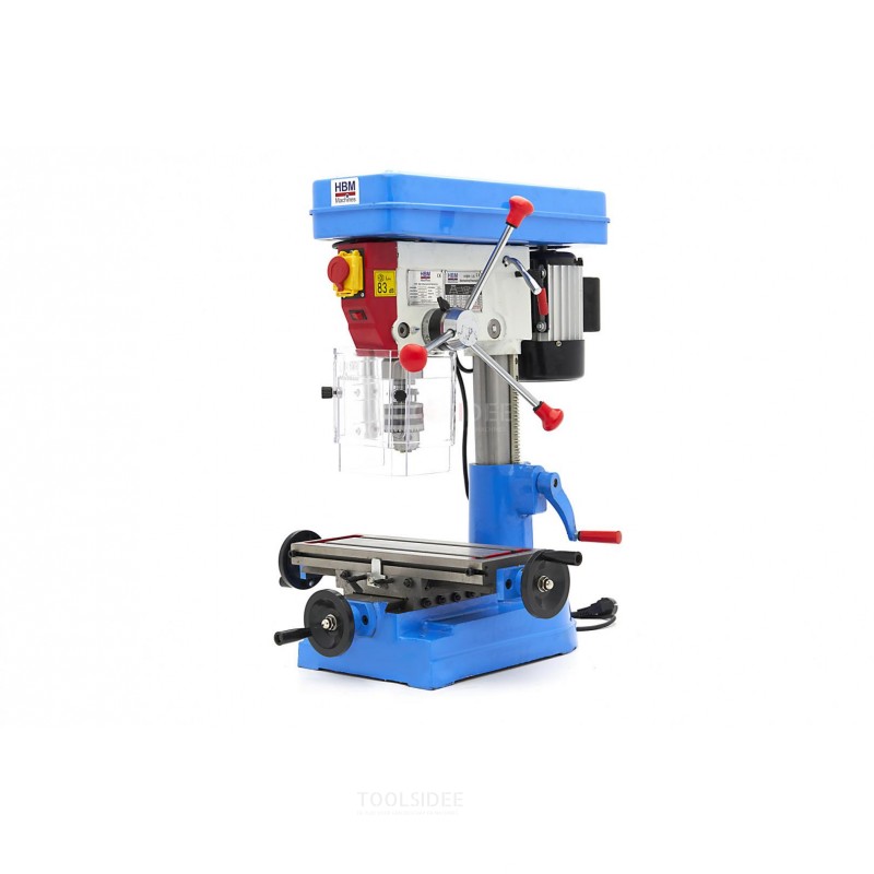 HBM 16 Drilling machine / milling machine with protective cover 