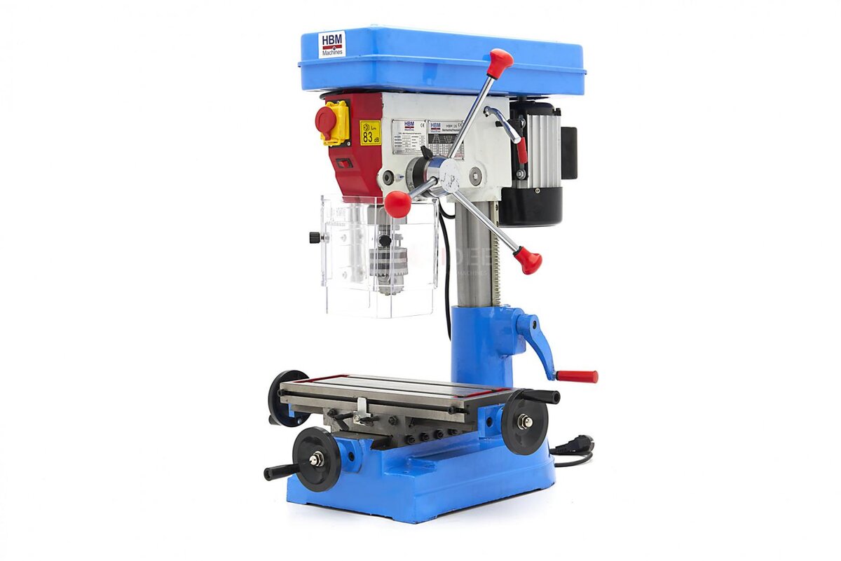 HBM 16 Boremaskin / fresemaskin med beskyttelsesdeksel 