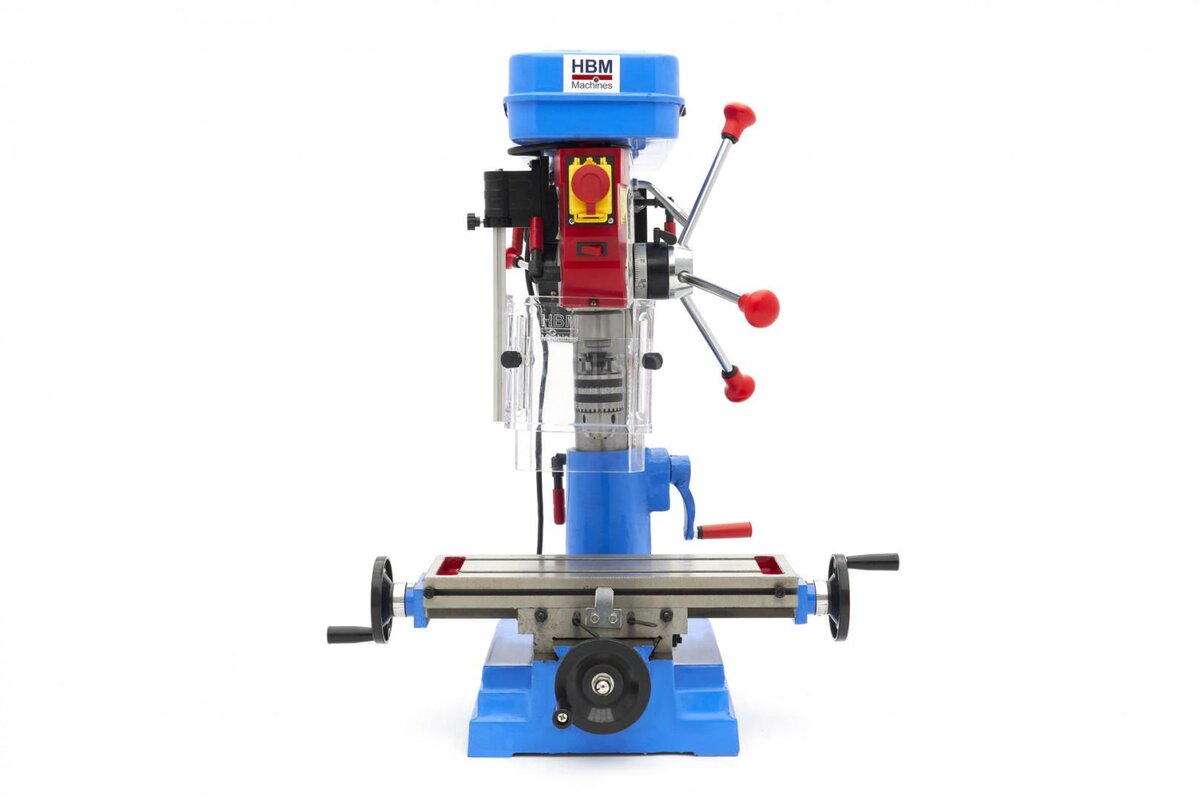 HBM 16 Boremaskin / fresemaskin med beskyttelsesdeksel 