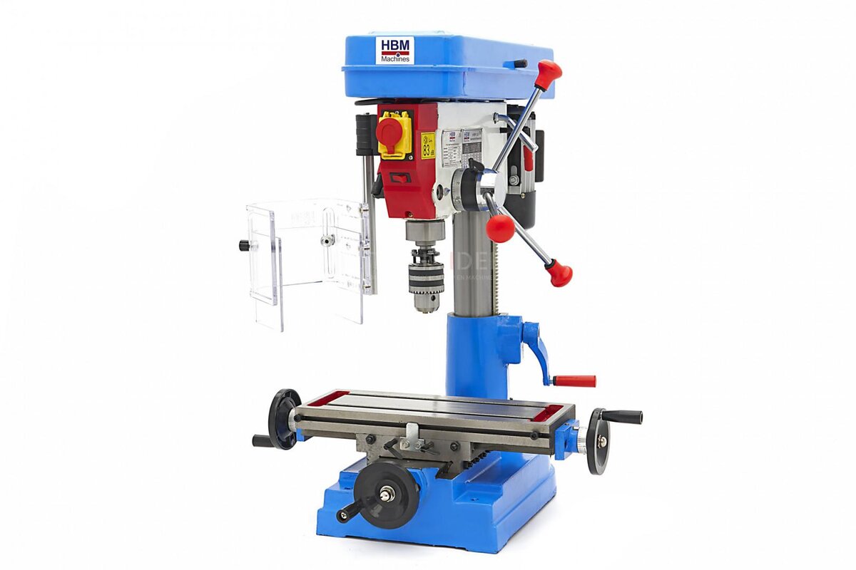 HBM 16 Boremaskin / fresemaskin med beskyttelsesdeksel 