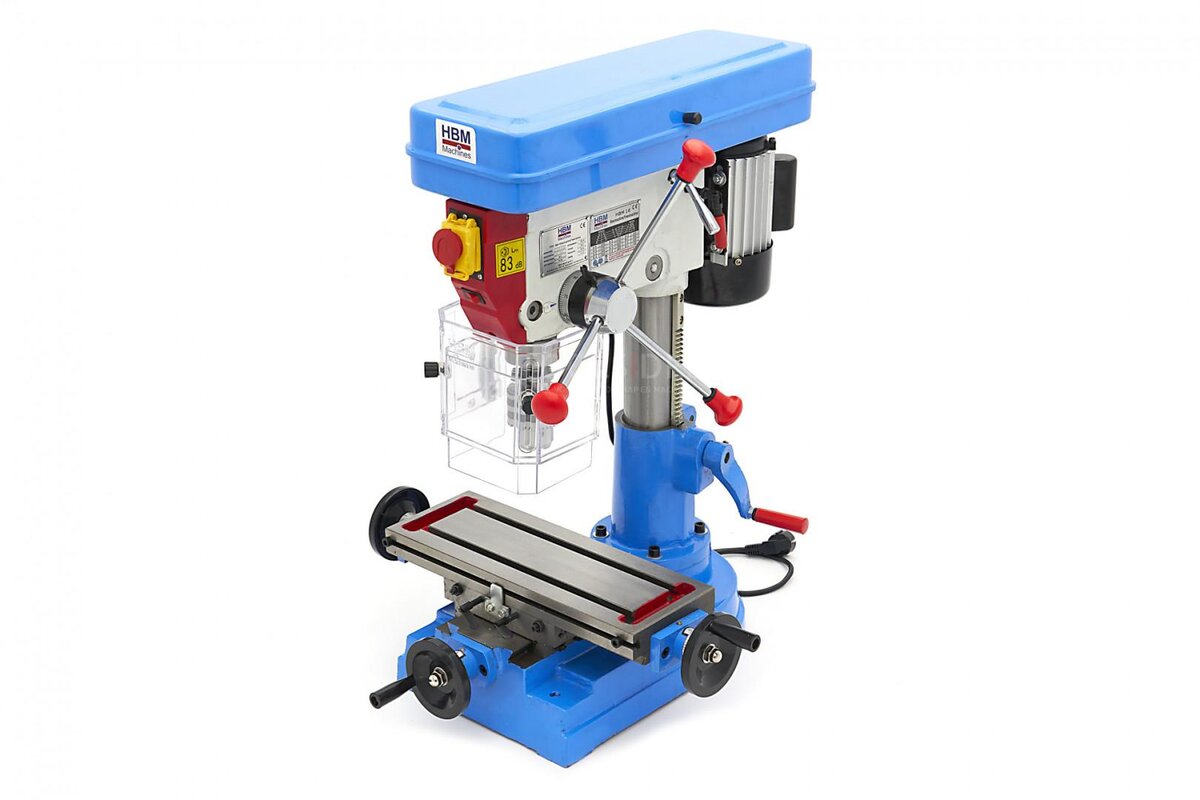 HBM 16 Boremaskin / fresemaskin med beskyttelsesdeksel 