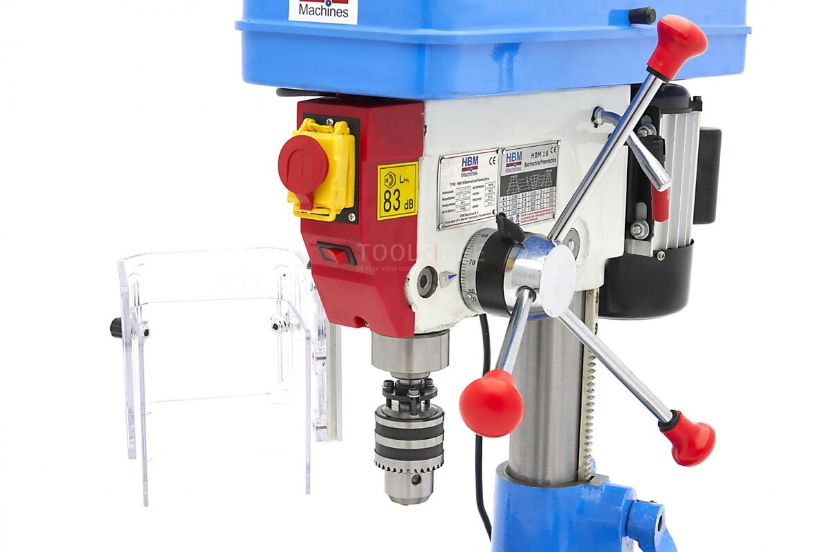 HBM 16 Boremaskin / fresemaskin med beskyttelsesdeksel 
