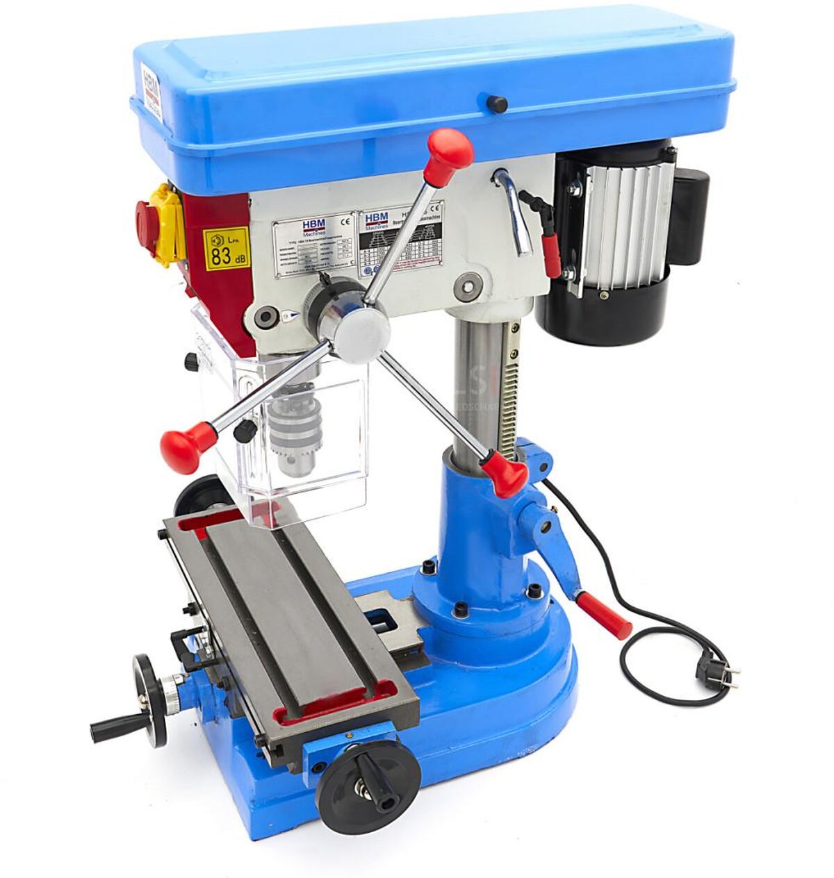 HBM 16 Boremaskin / fresemaskin med beskyttelsesdeksel 